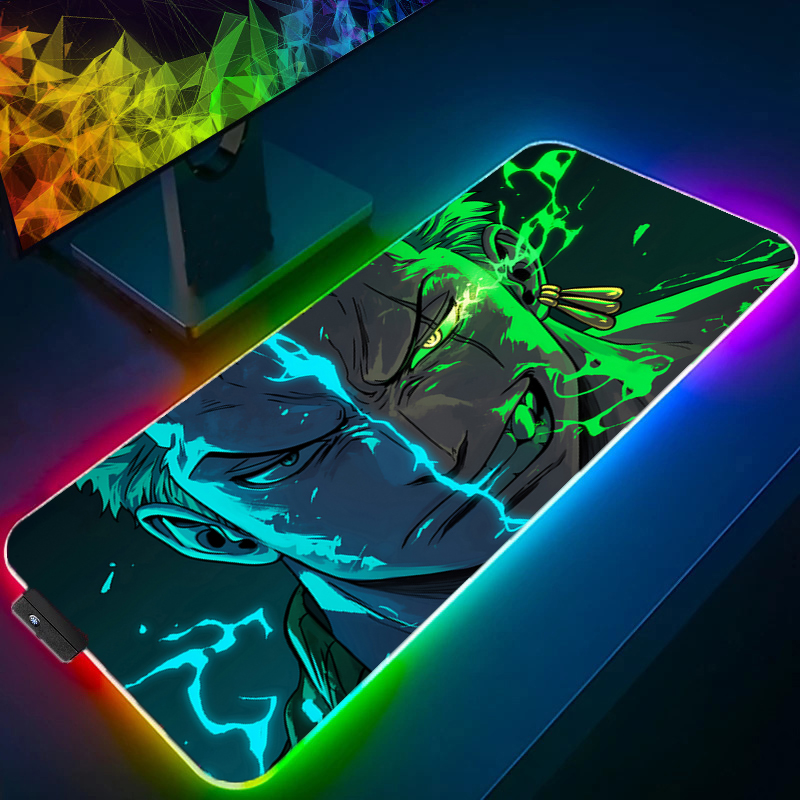Tech Gaming Accessories - ワンピースゾロマウスパッド RGB ゲームアクセサリー Gabinete ゲーマー PC