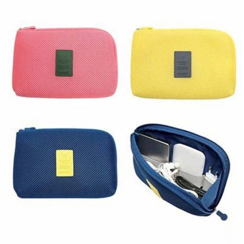 Tech Accessories Case - 旅行用アクセサリーバッグ,携帯電話用デジタルUSB充電器,トラベルケース