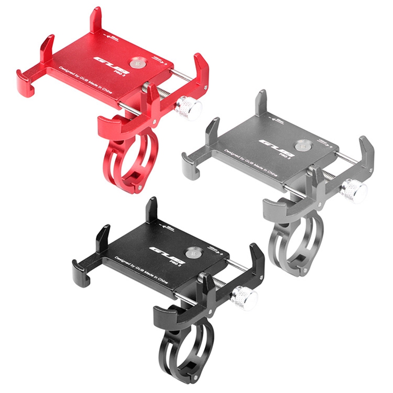 Phone Stand Aluminum - プロの自転車とオートバイの携帯電話ホルダー,iphone samsung 3.5-6.2インチ用のアルミニウムマウント