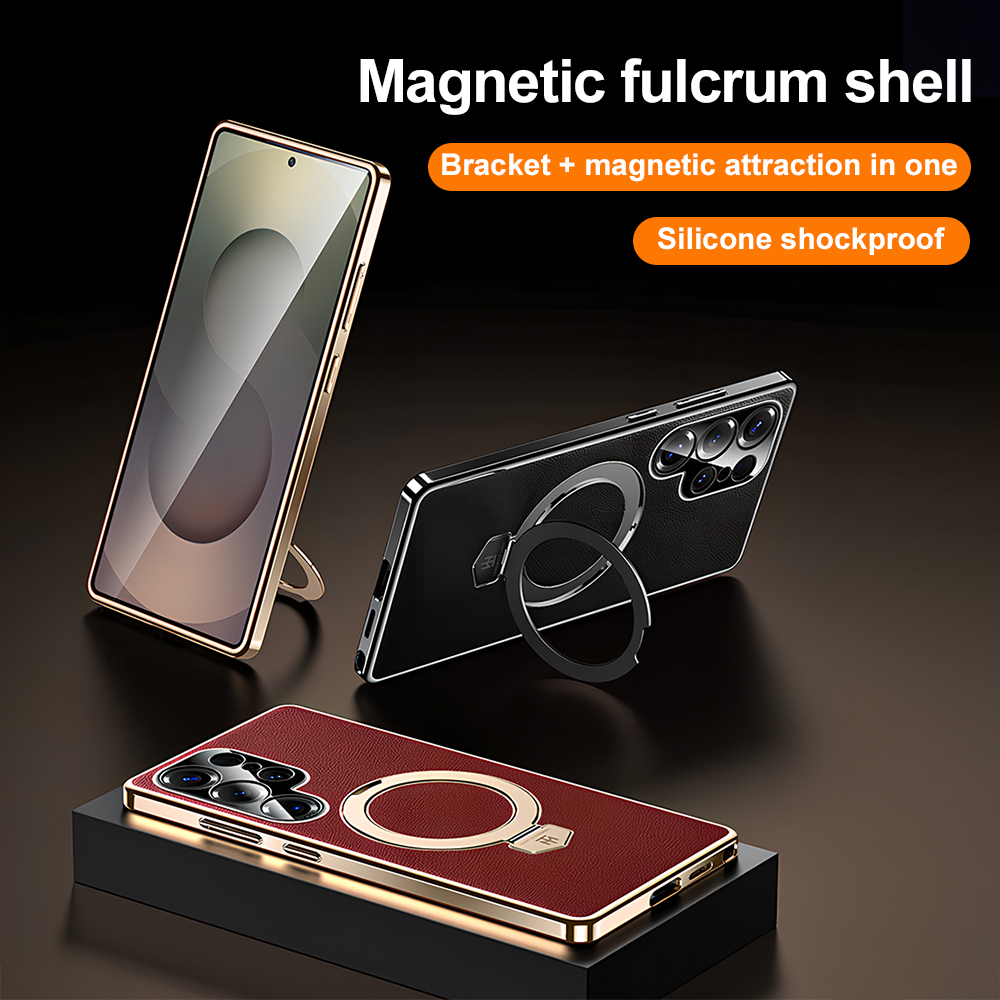 Phone Stand Aluminum - Magsafe対応 マグネット式ブラケット付きスマホケース Samsung S25 Ultra S24