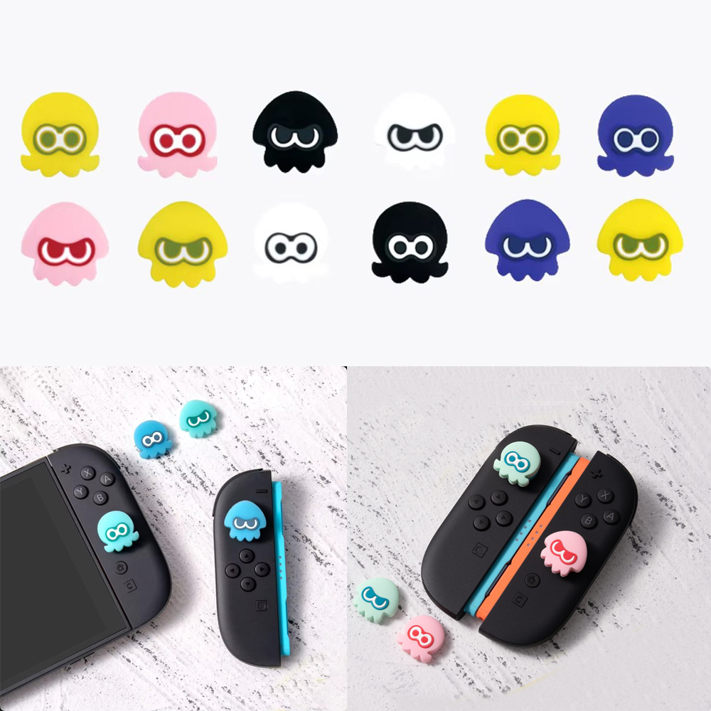 Tech Accessories Case - シリコン製ソフトジョイスティックカバー Switch 2/NS Proゲームコントローラー用、Sony PS5 PS4