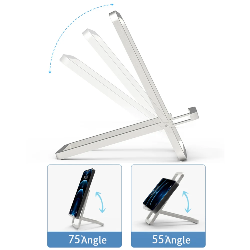 アルミ合金製スマホスタンド 超薄型 軽量 ポータブル 折りた - Phone Stand Aluminum のレビューと価格