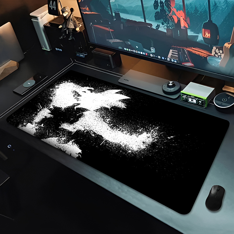 DBZ ブラックアニメマウスパッドドラゴンボール大型 PC  - Tech Gaming Accessories のレビューと価格