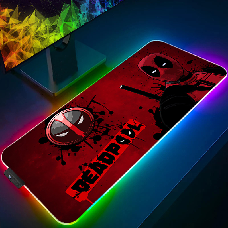 LED マウスパッドゲーミングバックライトロックエッジアニメ - Tech Gaming Accessories のレビューと価格