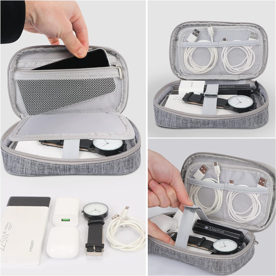 卸売ケーブル収納袋電子オーガナイザーデジタル充電器ワイヤー  - Tech Accessories Case のレビューと価格