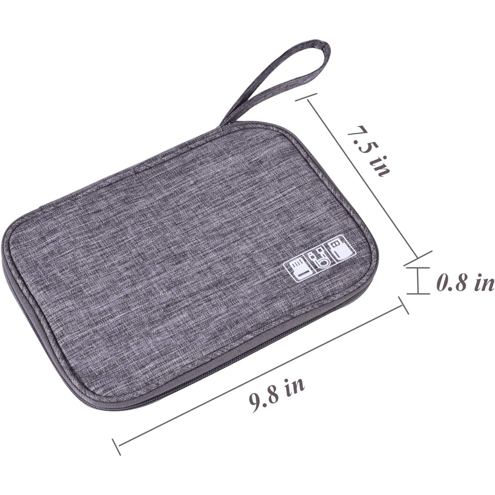 電子機器オーガナイザーバッグ防水キャリングポーチトラベルバッ - Tech Accessories Case のレビューと価格