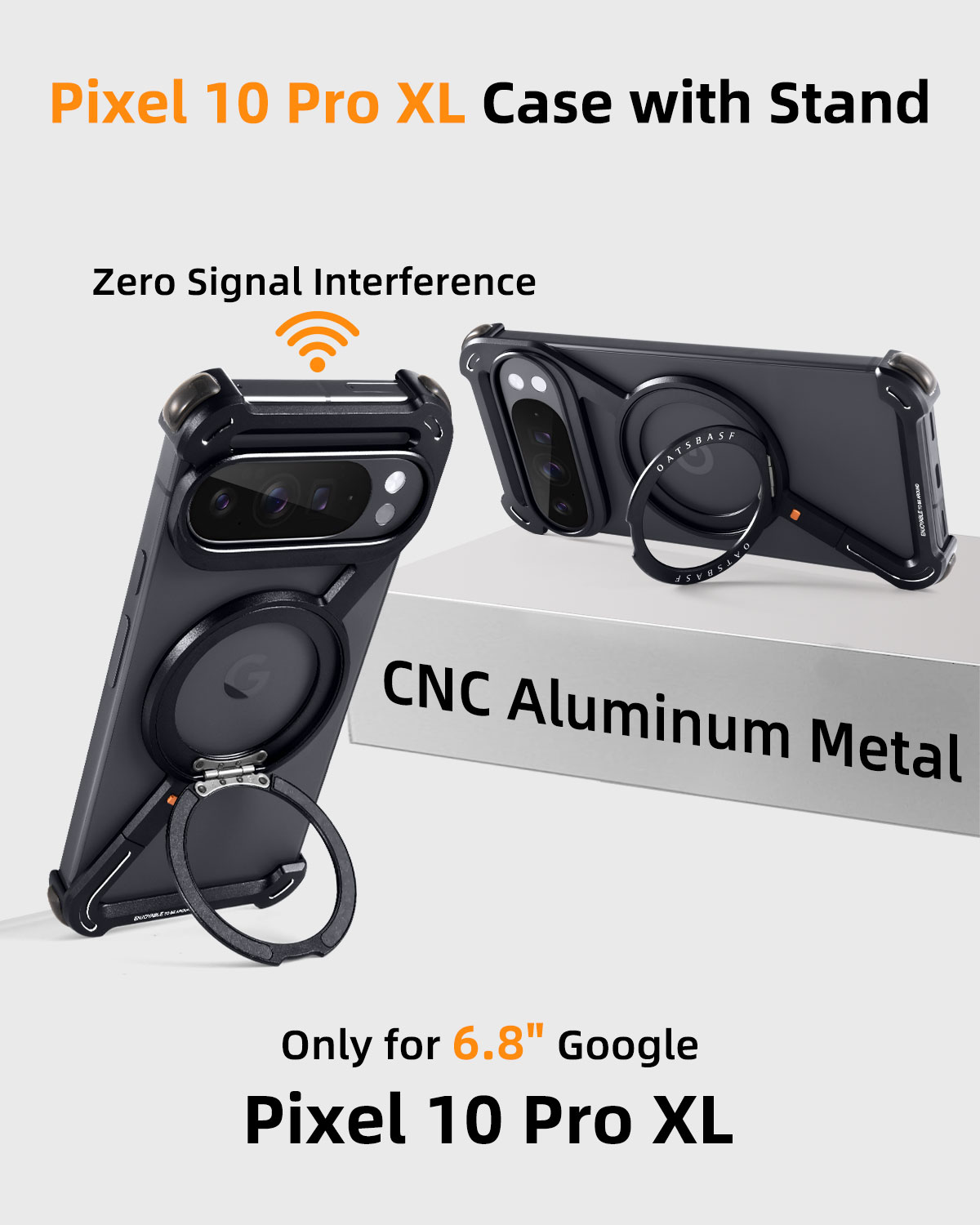 Oatsbasf メタルフォンケース Google Pixe - Phone Stand Aluminum のレビューと価格