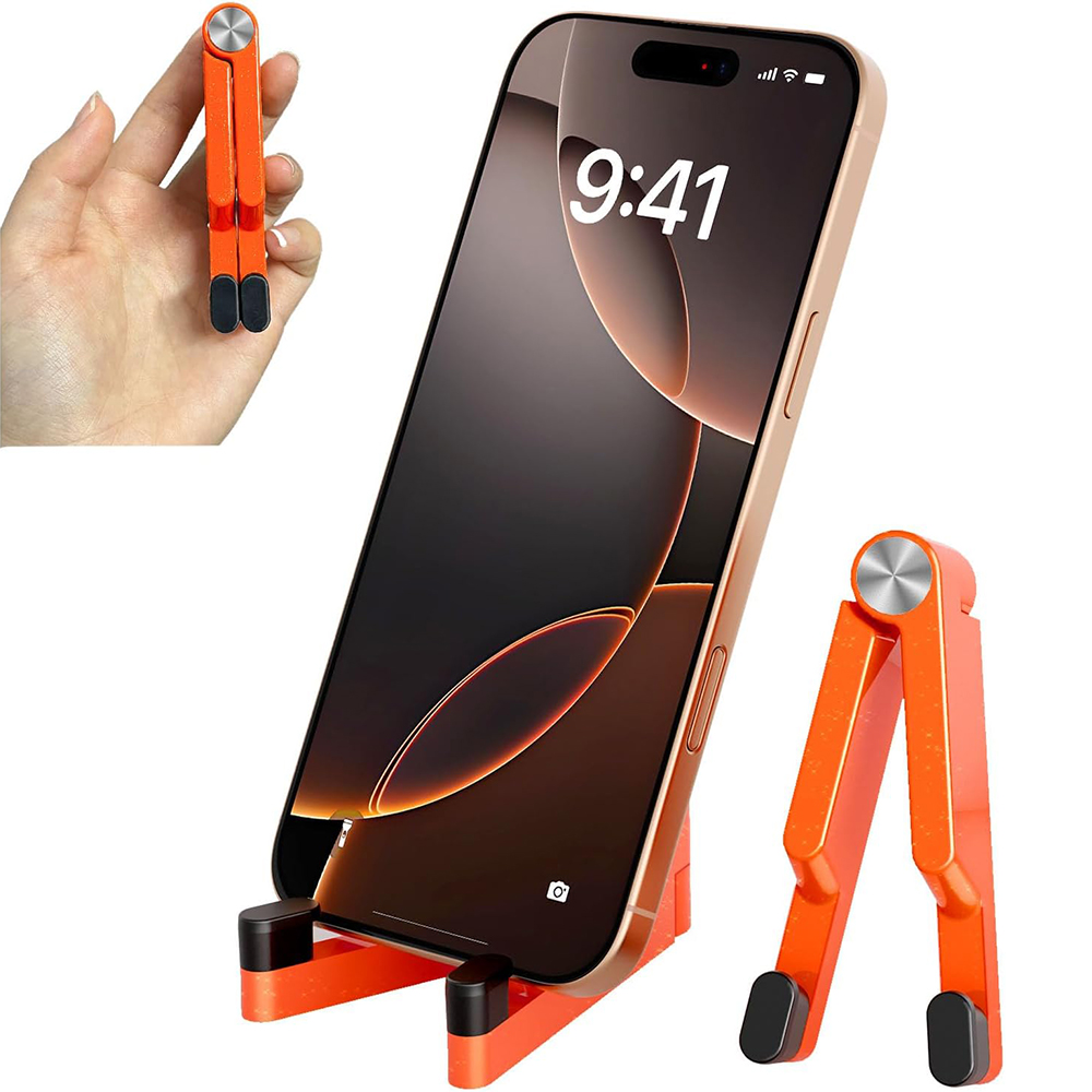 折りたたみ式アルミ製携帯電話スタンド - iPhone/スマ - Phone Stand Aluminum のレビューと価格