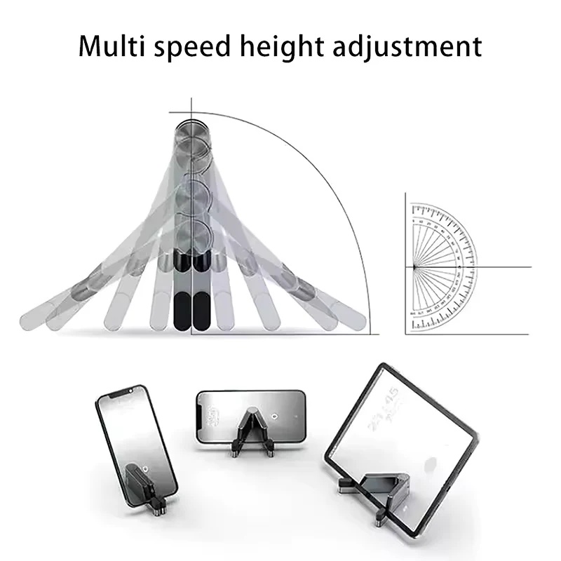 アルミ製携帯電話ホルダー ミニサイズ 折りたたみ式デスクマウ - Phone Stand Aluminum のレビューと価格
