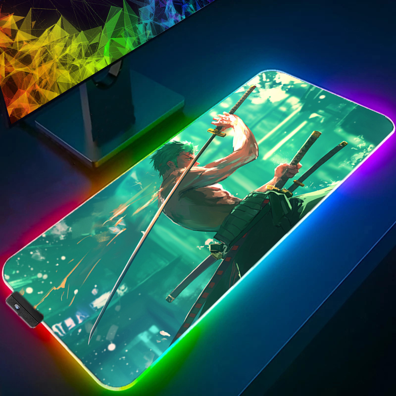 ワンピースゾロマウスパッド RGB ゲームアクセサリー Ga - Tech Gaming Accessories のレビューと価格