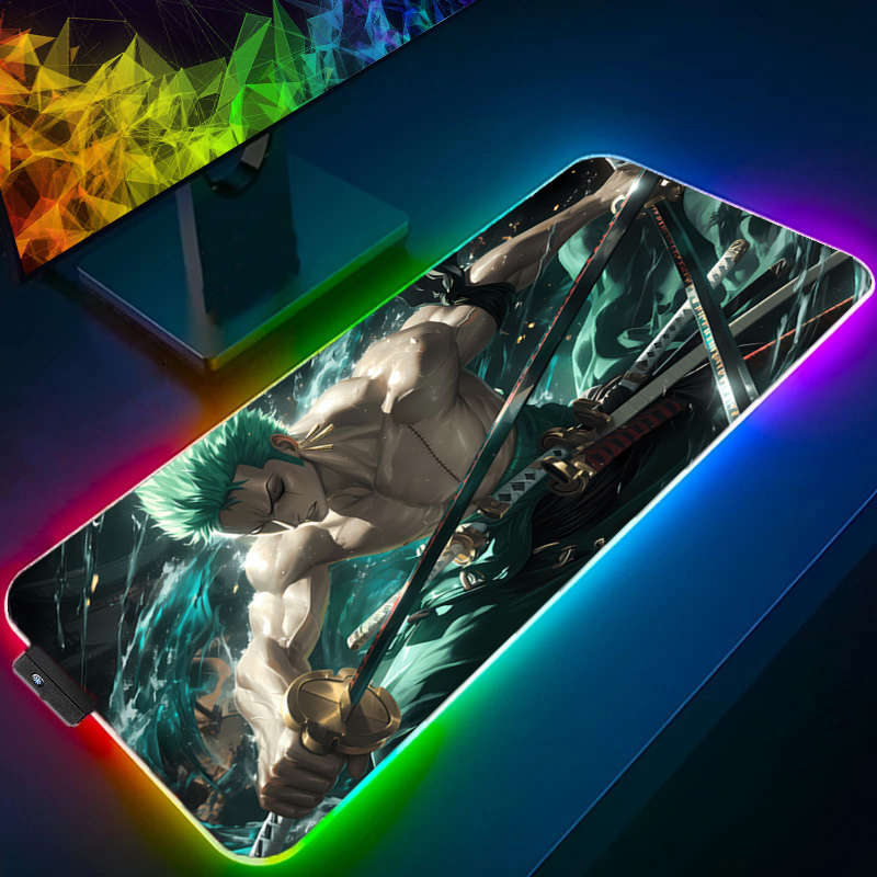 ワンピースゾロマウスパッド RGB ゲームアクセサリー Ga - Tech Gaming Accessories のレビューと価格