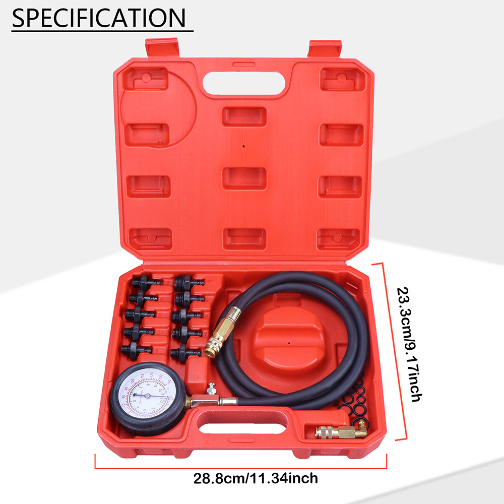 油圧テスターキット 0-140psi プロフェッショナル油圧 - Tech Accessories Case のレビューと価格