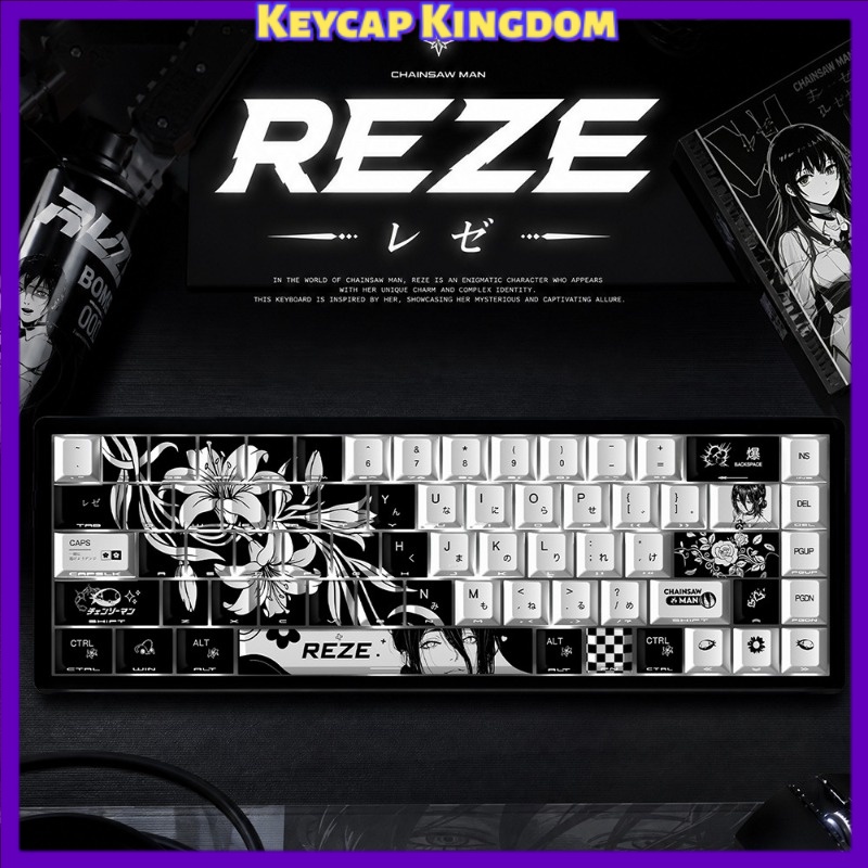 新しい Reze 5.0 アニメキーキャップチェーンソーマン - Tech Gaming Accessories のレビューと価格