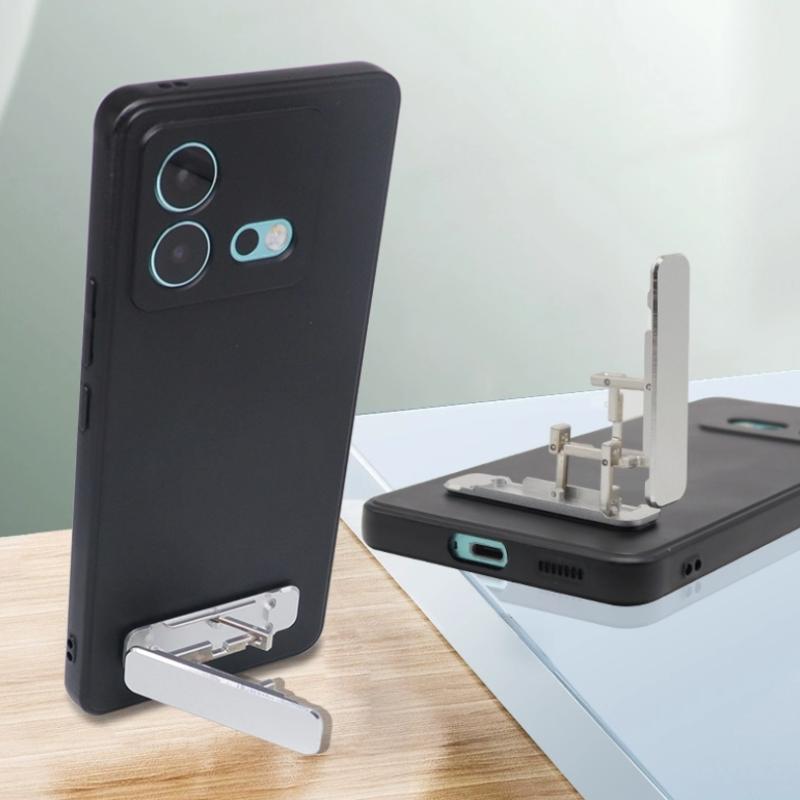 1/3 個ミニ目に見えない折りたたみ式携帯電話スタンドアルミ - Phone Stand Aluminum のレビューと価格