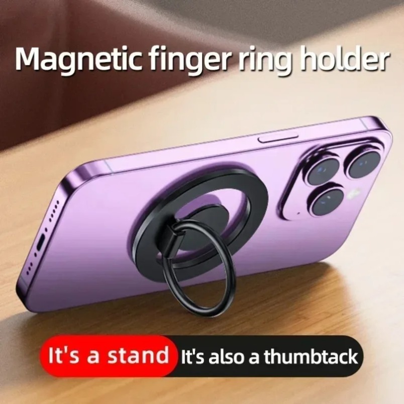 両面磁気式スマホスタンド 360 °   回転式アルミ合金製 - Phone Stand Aluminum のレビューと価格