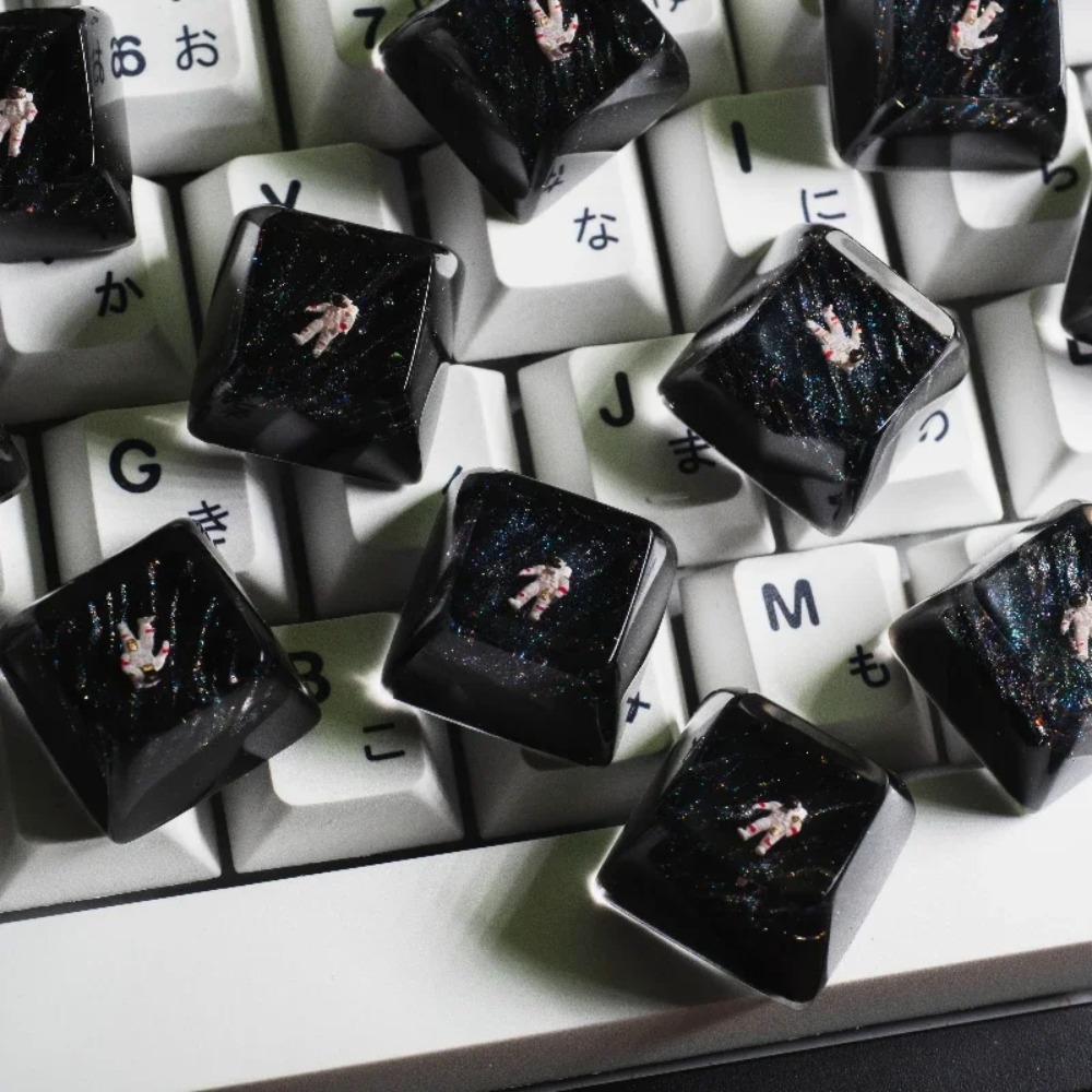 樹脂製の職人の宇宙飛行士のキーキャップ,メカニカルキーボード - Tech Gaming Accessories のレビューと価格