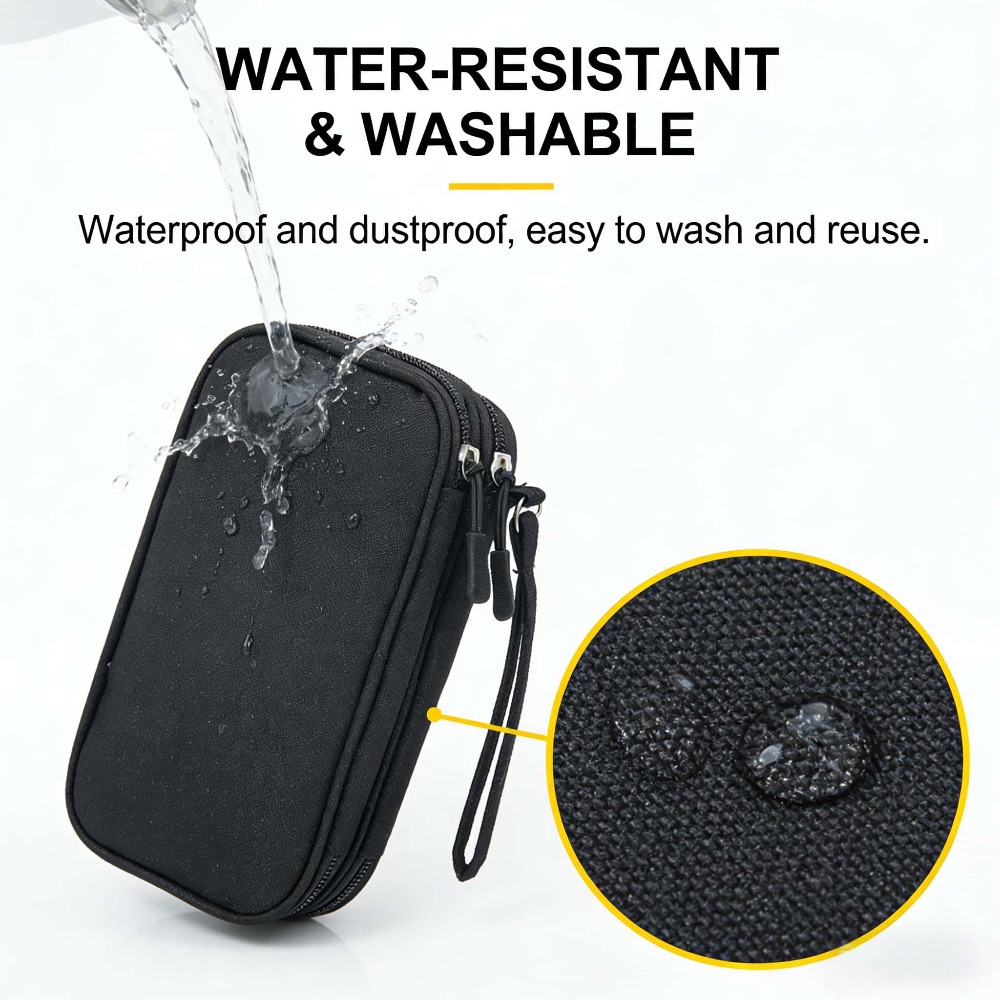 電子機器オーガナイザーケース ポータブル防水耐衝撃トラベルポ - Tech Accessories Case のレビューと価格