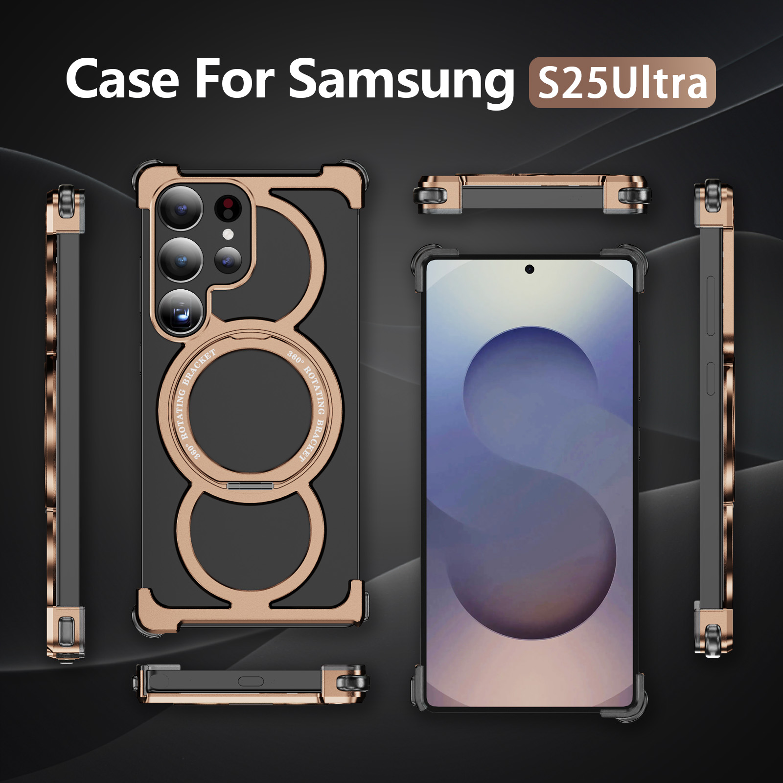 アルミ合金製中空放熱スマホケース、Samsung S26 S - Phone Stand Aluminum のレビューと価格