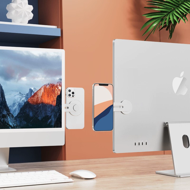 テスラ モデルY用ユニバーサル磁気式スマホホルダー、車載ノー - Phone Stand Aluminum のレビューと価格